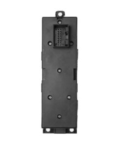 A black plastic control window switch with a black wire attached, suitable for use as a window switch in a Porsche Cayenne (2007-2010), 95561315602.